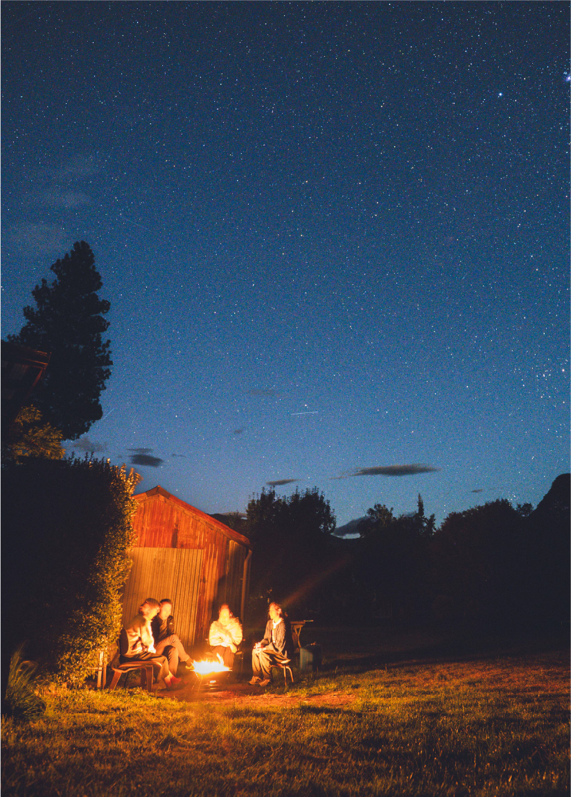 Star Gazing & Bonfire