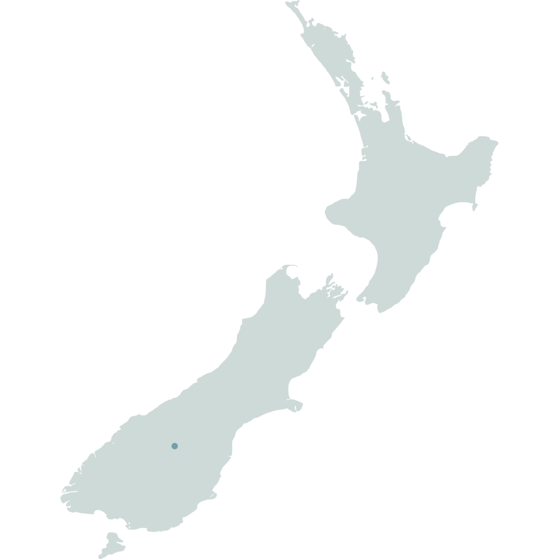 New Zealand map